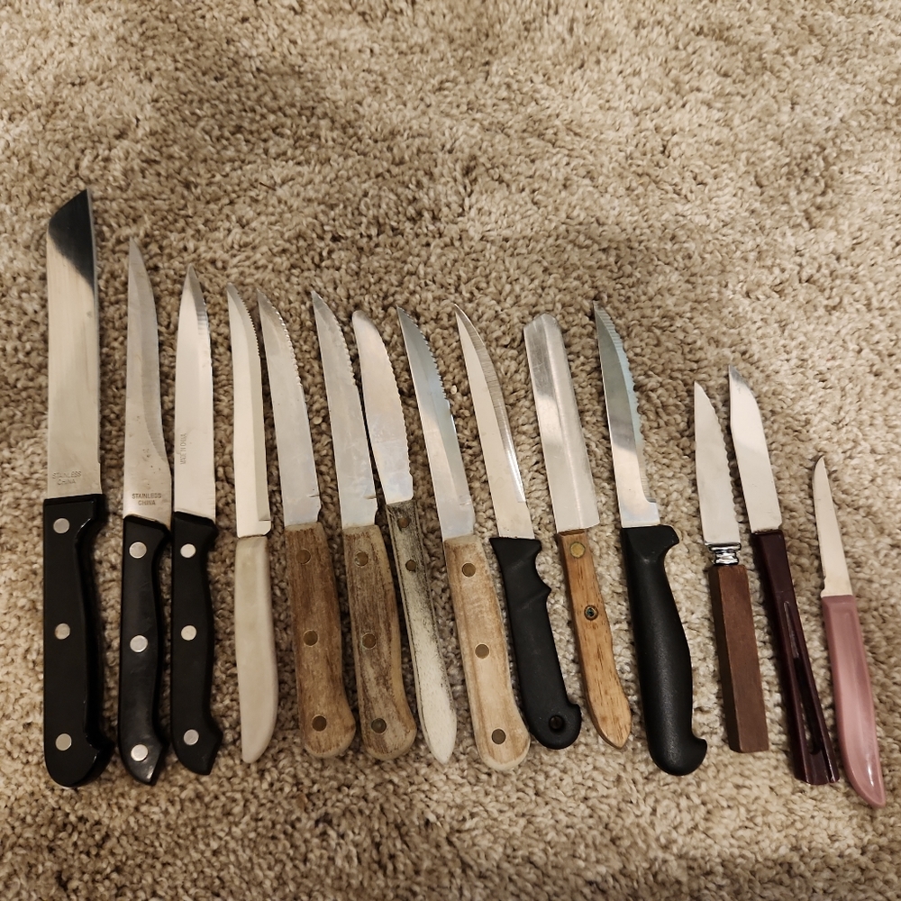 14 piece Kitchen Knives